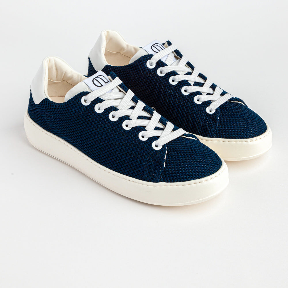 GOST LOW SNEAKER IN NAVY BREATHABLE FABRIC AND REFLECTIVE NYLON