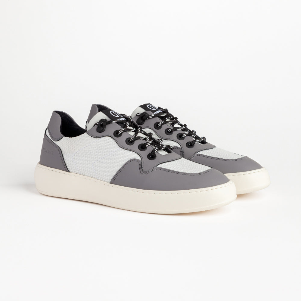 MAGIC 2637 LOW SNEAKER IN RUBBERIZED LEATHER AND TECHNICAL FABRIC