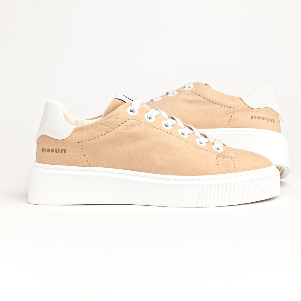 SAM 59 LOW SNEAKER IN ANTIQUE PINK NABUK AND REFLECTIVE NYLON 